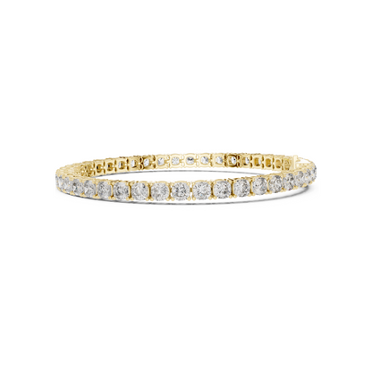 Womens Tennis Bracelet With Classic Fancy Cut Lab Diamond
