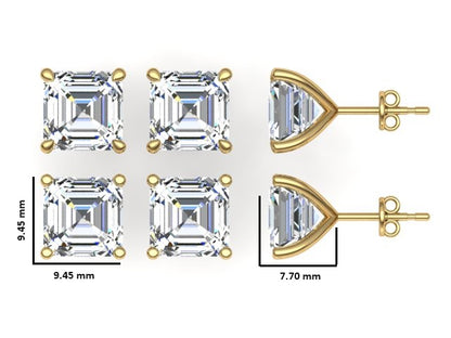 Classic Blissful Solitaire Lab Diamond Martini Studs Earrings