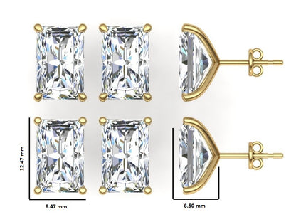 Classic Blissful Solitaire Lab Diamond Martini Studs Earrings