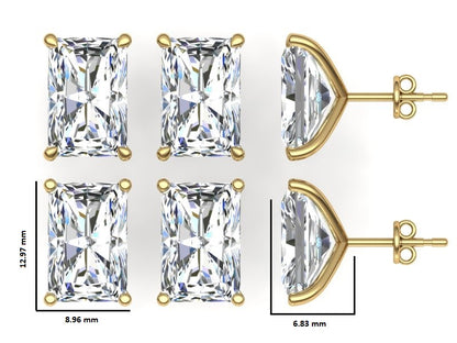Classic Blissful Solitaire Lab Diamond Martini Studs Earrings