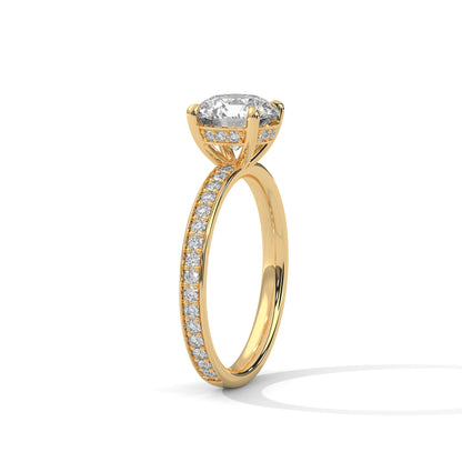 2 Carat Round Women's Classic Solitaire Lab Diamond Engagement/ Wedding Ring