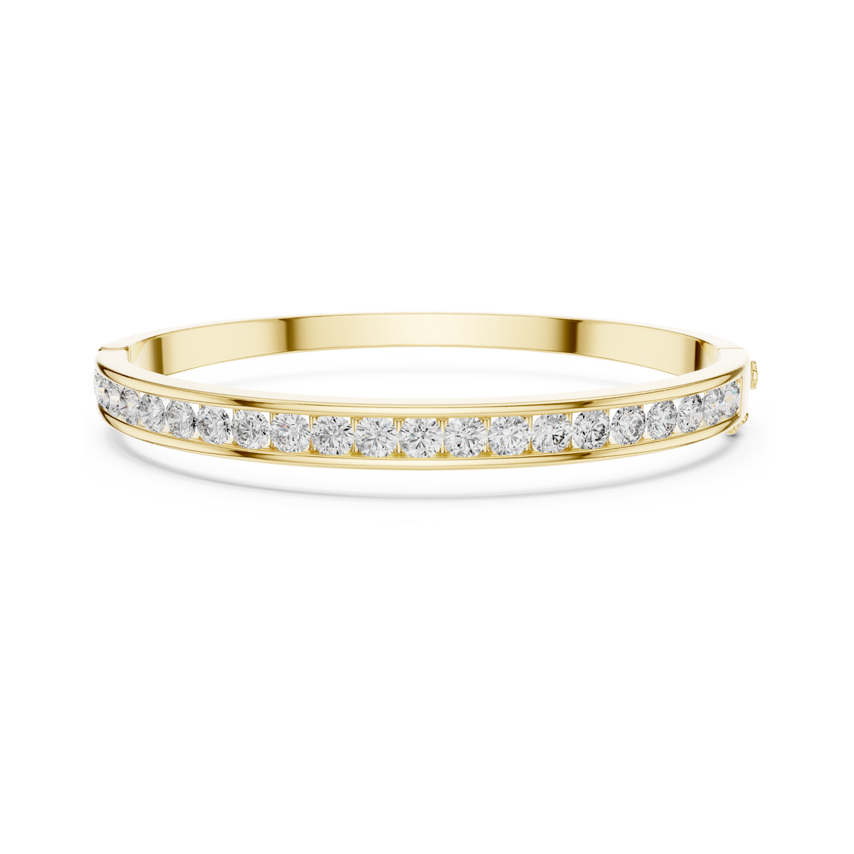 The Pretty Glowing Lab Diamond Bangle for Fashionable Women & Gifting