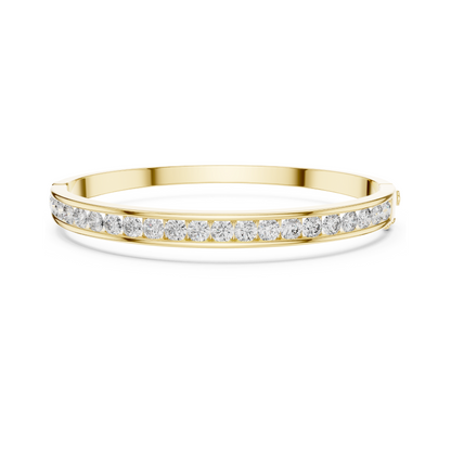 The Pretty Glowing Lab Diamond Bangle for Fashionable Women & Gifting
