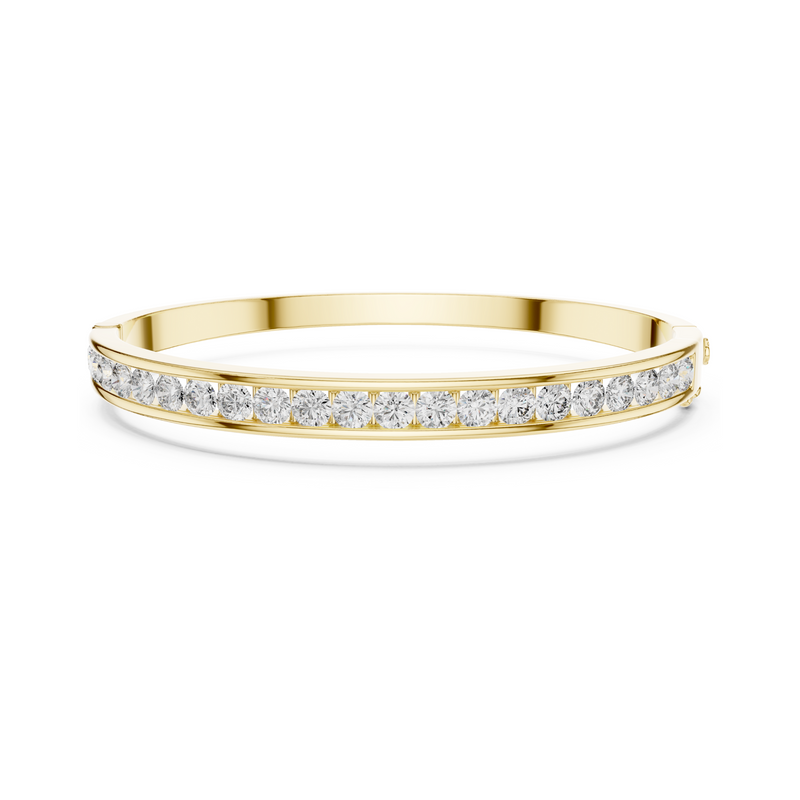 The Pretty Glowing Lab Diamond Bangle for Fashionable Women & Gifting