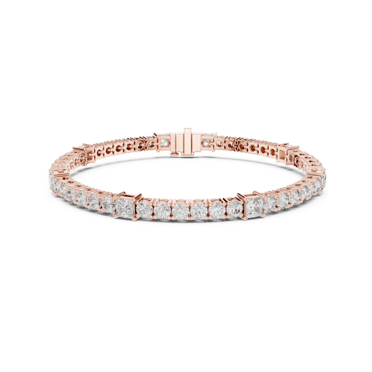Crown of Success Lab Diamond Tennis Bracelet – Graduation Gift for Princess