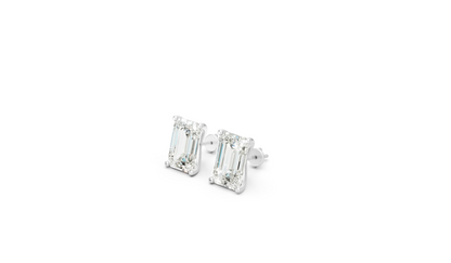 Classic Blissful Solitaire Lab Diamond Martini Studs Earrings
