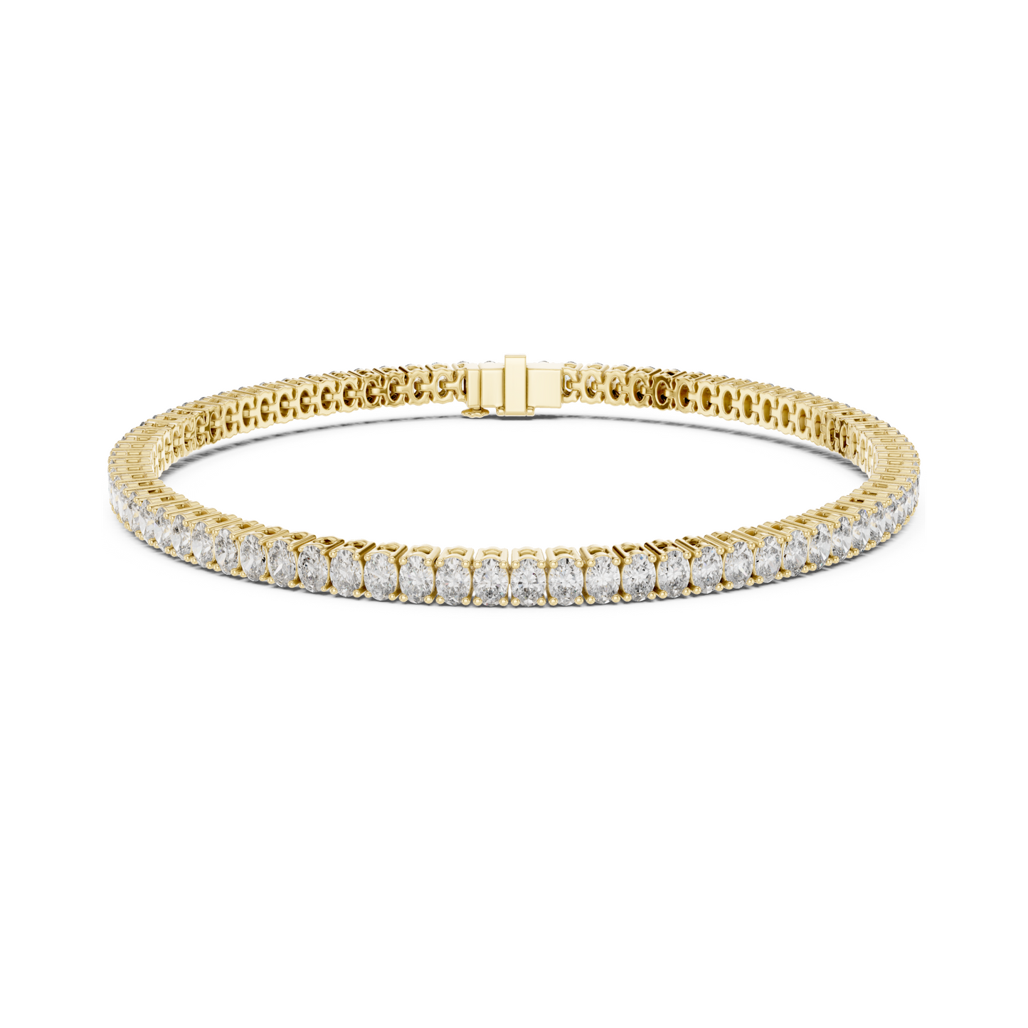 Shimmering Oval Grace Lab Diamond Bracelet for Stylish Women & Teens