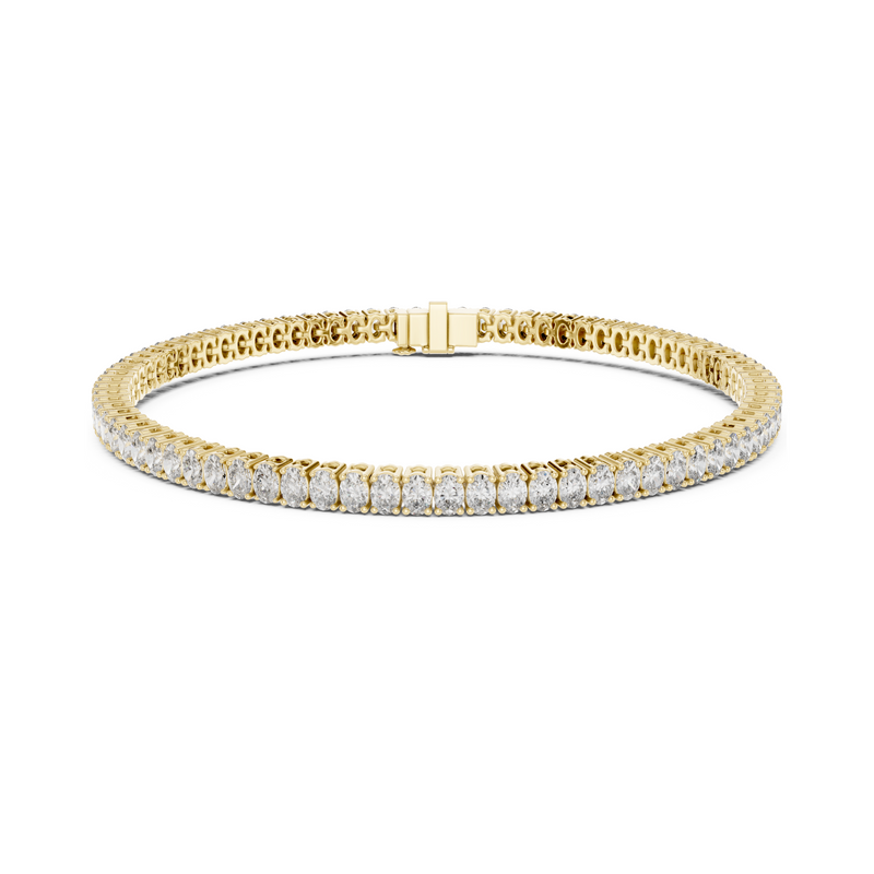 Shimmering Oval Grace Lab Diamond Bracelet for Stylish Women & Teens