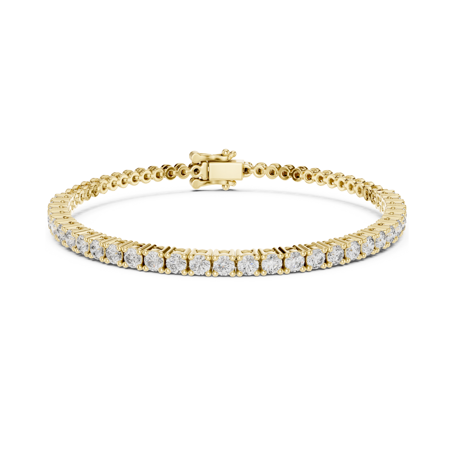 Signature Luxury Lab Diamond Tennis Bracelet for Women | Contemporary Round Cut Sparkling Bracelet for Brides, Corporate Gifts & Anniversary