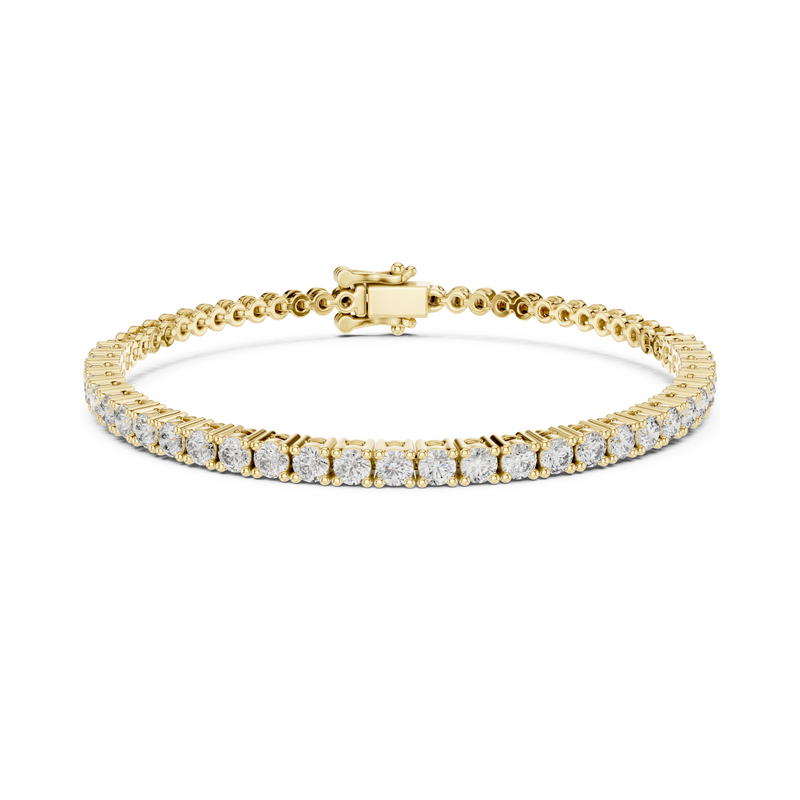 Signature Luxury Lab Diamond Tennis Bracelet for Women | Contemporary Round Cut Sparkling Bracelet for Brides, Corporate Gifts & Anniversary