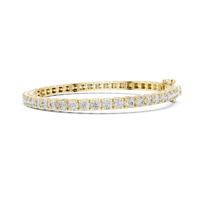 Majestic Spark Round Lab Diamond Tennis Bracelet – Precious Gift for Her