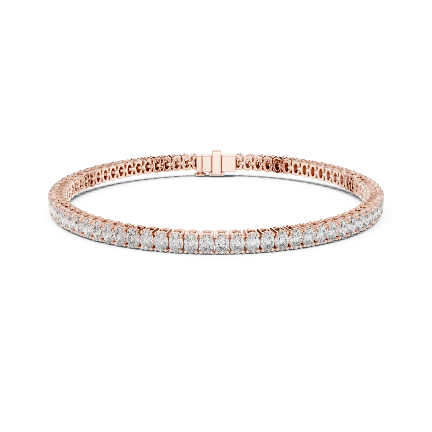 Shimmering Oval Grace Lab Diamond Bracelet for Stylish Women & Teens