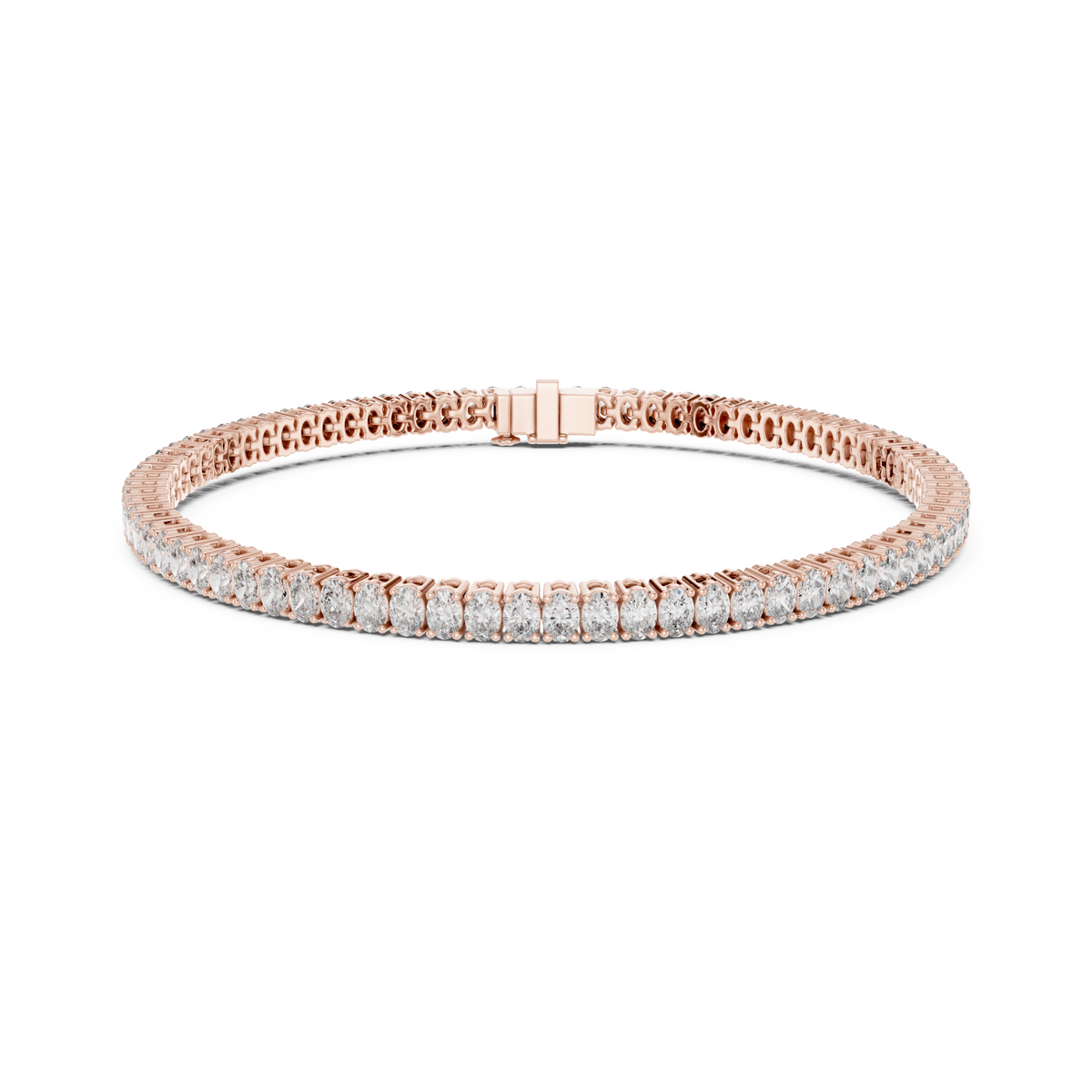 Shimmering Oval Grace Lab Diamond Bracelet for Stylish Women & Teens