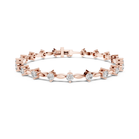 Aurora Grace Lab Diamond Tennis Bracelet For Women