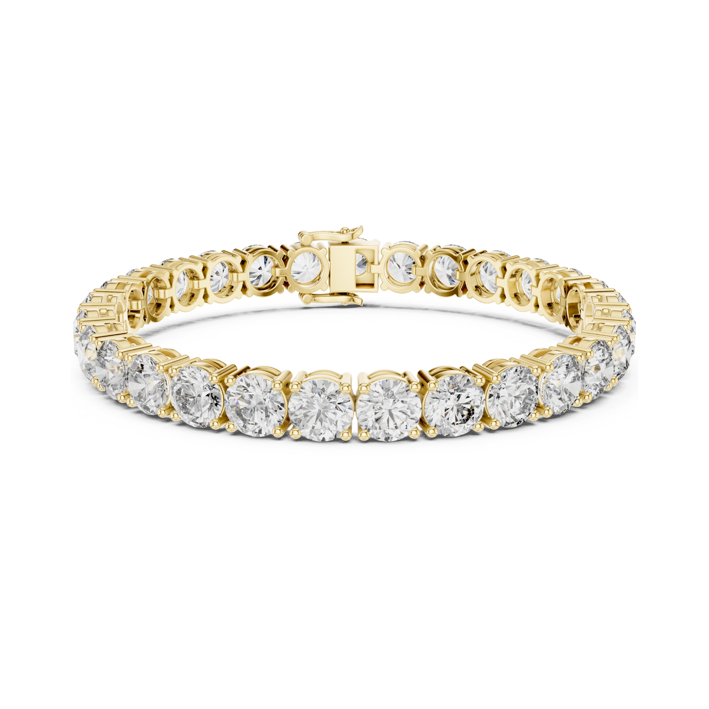 Queenly Crafted Lab Diamond Tennis Bracelet