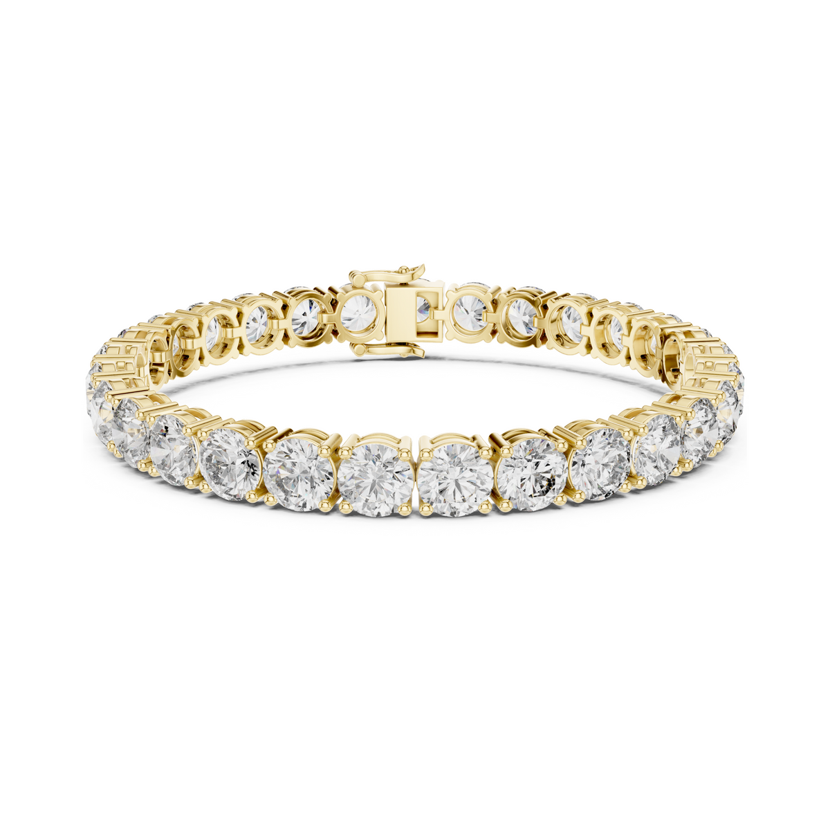 Queenly Crafted Lab Diamond Tennis Bracelet