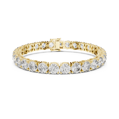 Queenly Crafted Lab Diamond Tennis Bracelet