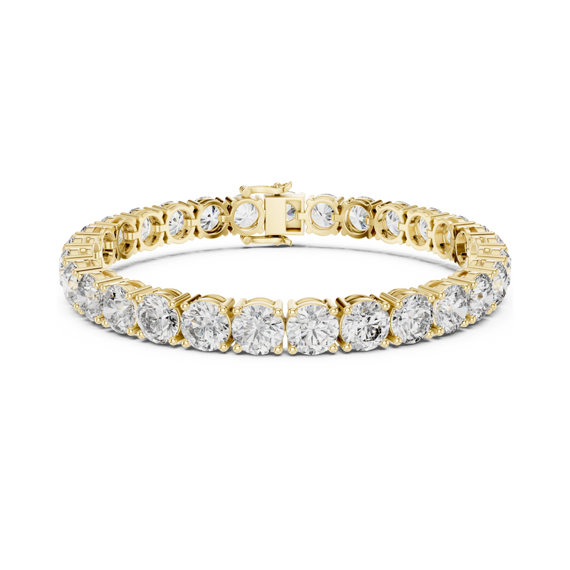 Queenly Crafted Lab Diamond Tennis Bracelet