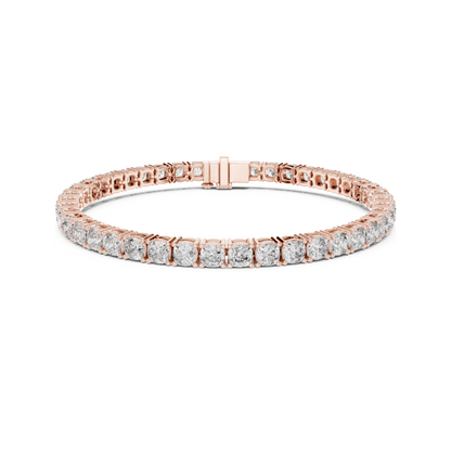 Womens Tennis Bracelet With Classic Fancy Cut Lab Diamond