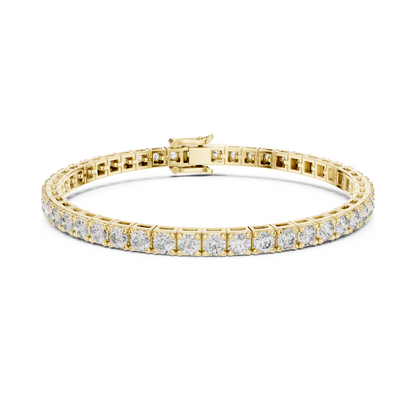 Eternal Brilliance Lab Diamond Tennis Bracelet – Round Cut Elegance For Working Professionals