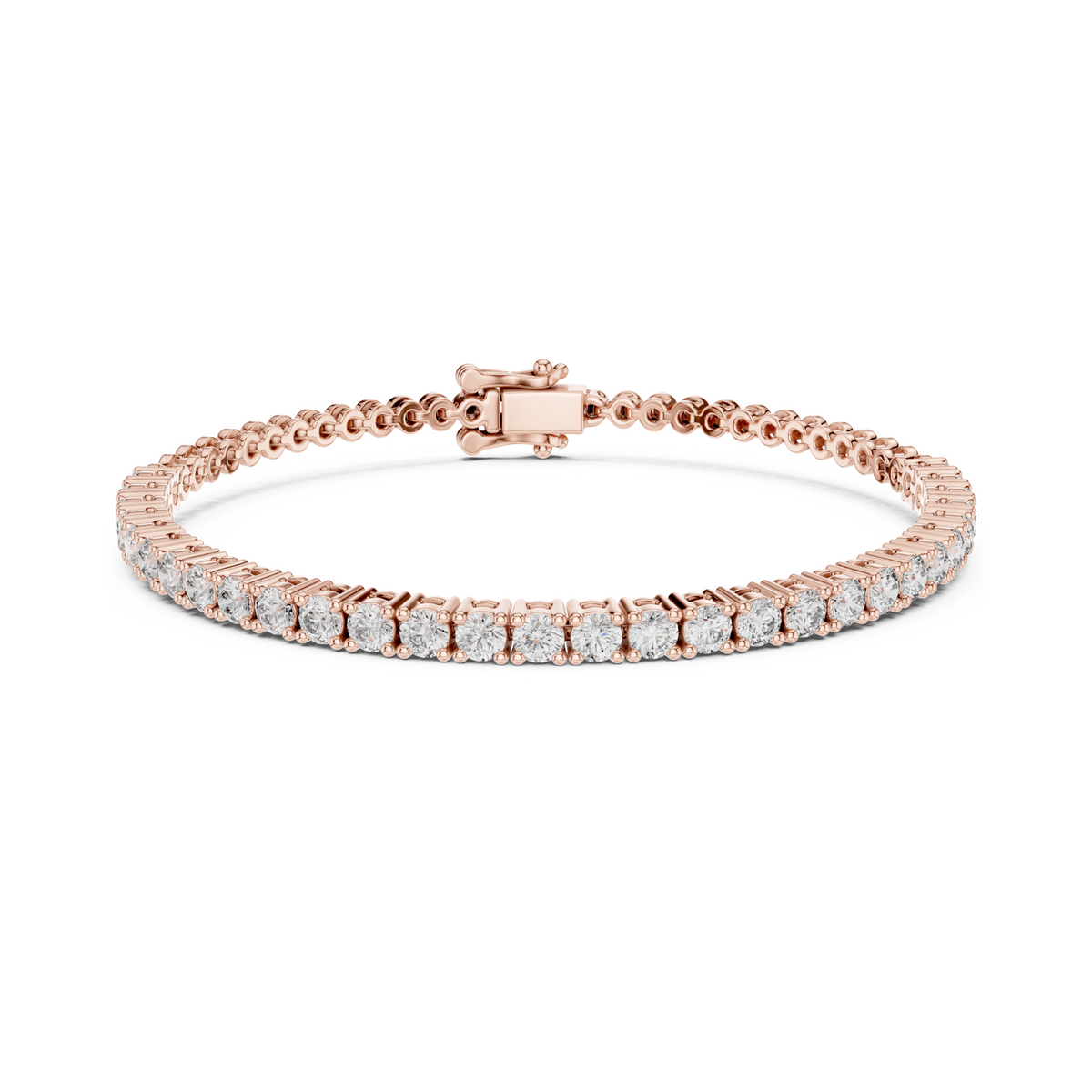 Signature Luxury Lab Diamond Tennis Bracelet for Women | Contemporary Round Cut Sparkling Bracelet for Brides, Corporate Gifts & Anniversary