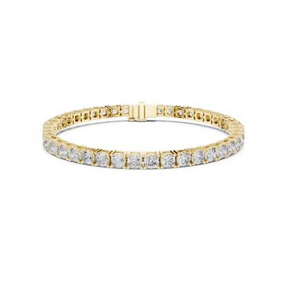 Womens Tennis Bracelet With Classic Fancy Cut Lab Diamond