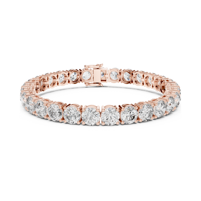 Queenly Crafted Lab Diamond Tennis Bracelet