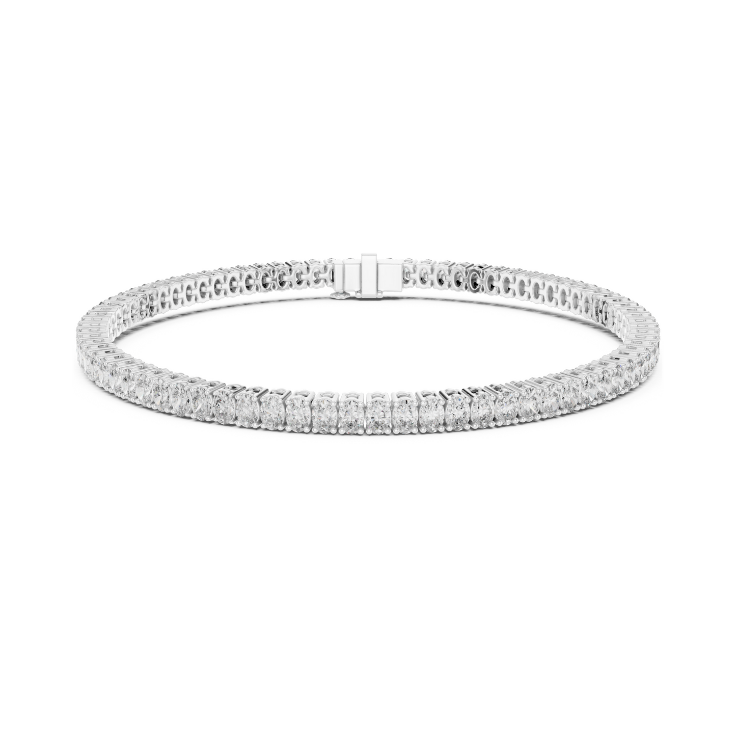 Shimmering Oval Grace Lab Diamond Bracelet for Stylish Women & Teens