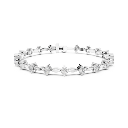 Aurora Grace Lab Diamond Tennis Bracelet For Women