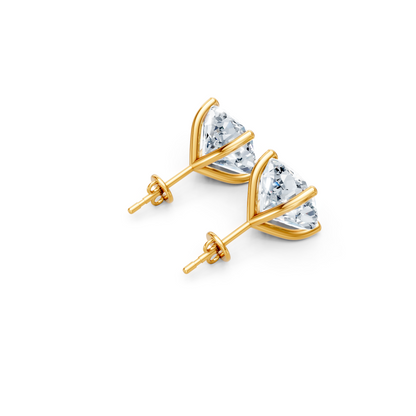 Classic Blissful Solitaire Lab Diamond Martini Studs Earrings