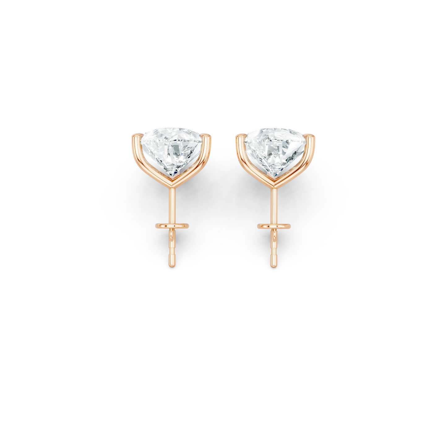 Classic Blissful Solitaire Lab Diamond Martini Studs Earrings