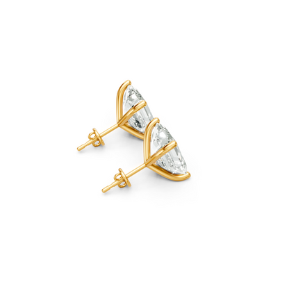 Classic Blissful Solitaire Lab Diamond Martini Studs Earrings