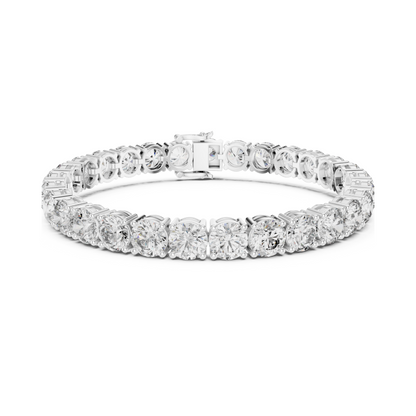 Queenly Crafted Lab Diamond Tennis Bracelet