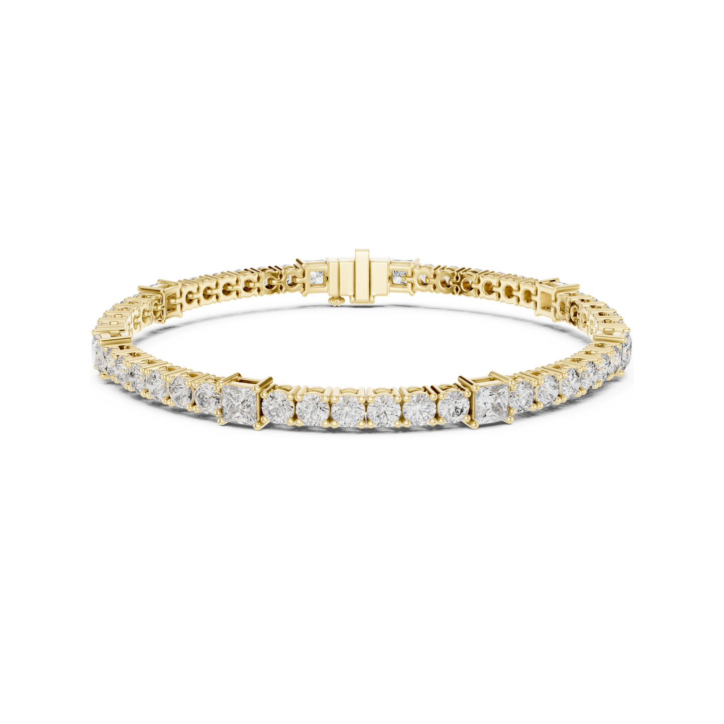 Crown of Success Lab Diamond Tennis Bracelet – Graduation Gift for Princess