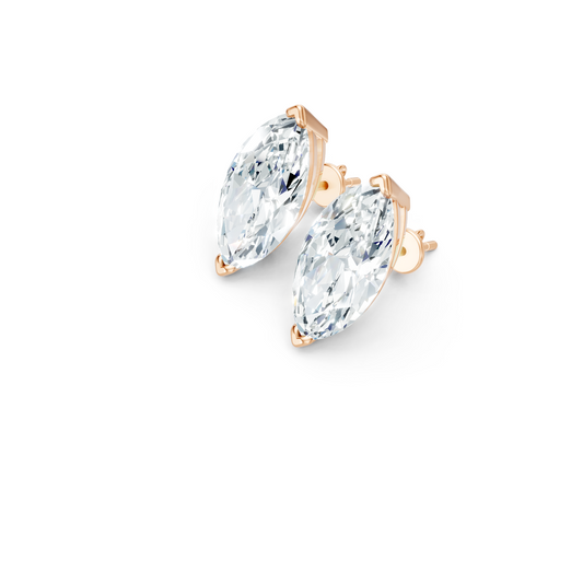Classic Blissful Solitaire Lab Diamond Martini Studs Earrings