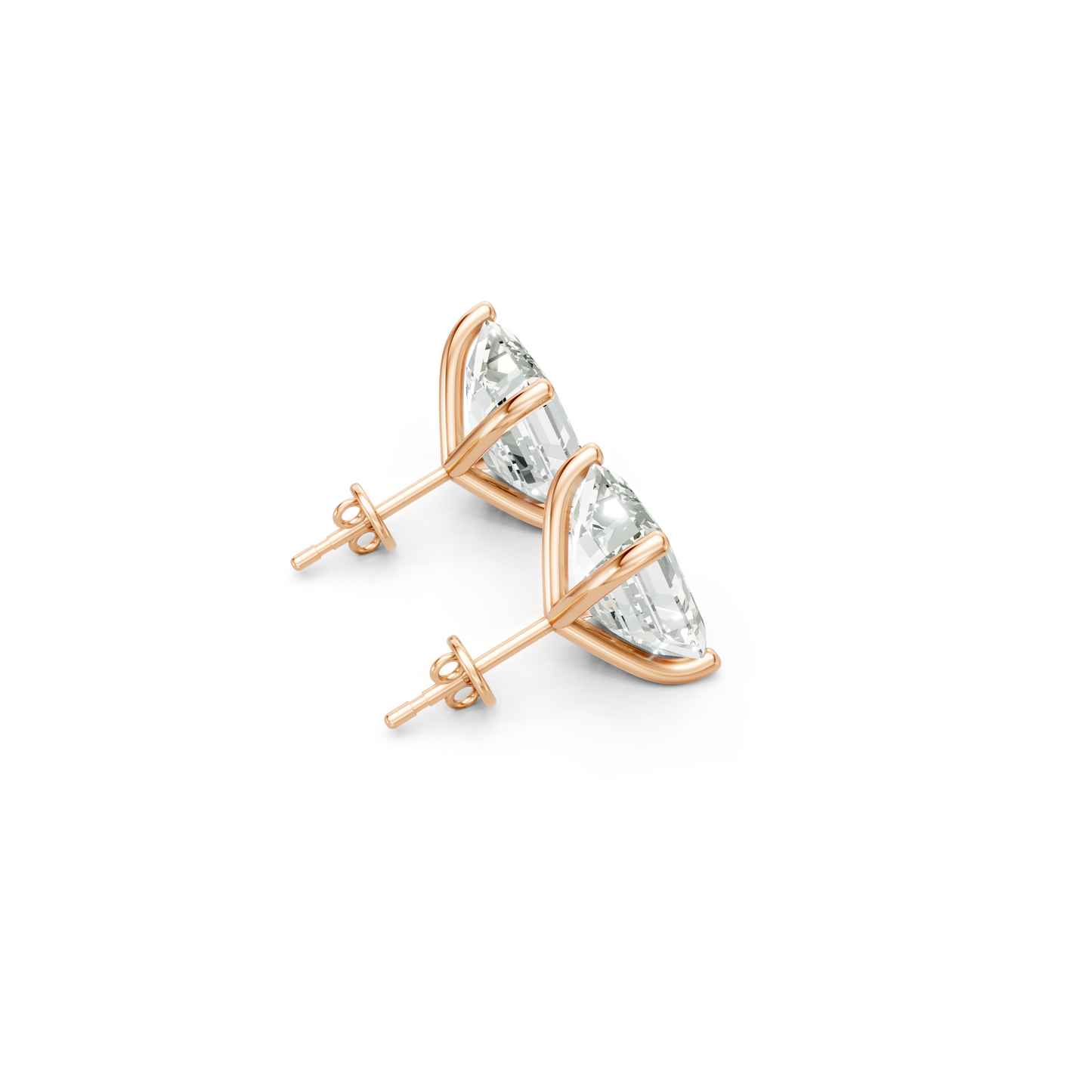 Classic Blissful Solitaire Lab Diamond Martini Studs Earrings