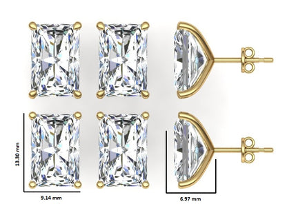 Classic Blissful Solitaire Lab Diamond Martini Studs Earrings