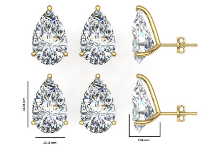 Classic Blissful Solitaire Lab Diamond Martini Studs Earrings