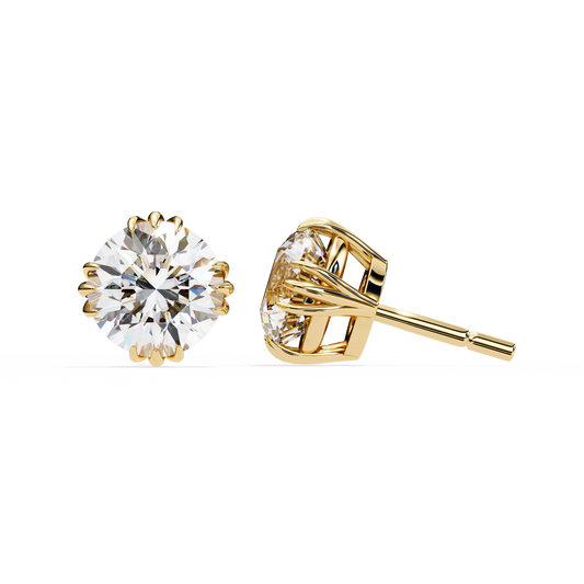 1.5 Carat Lab Diamonds Stud Earrings For Women
