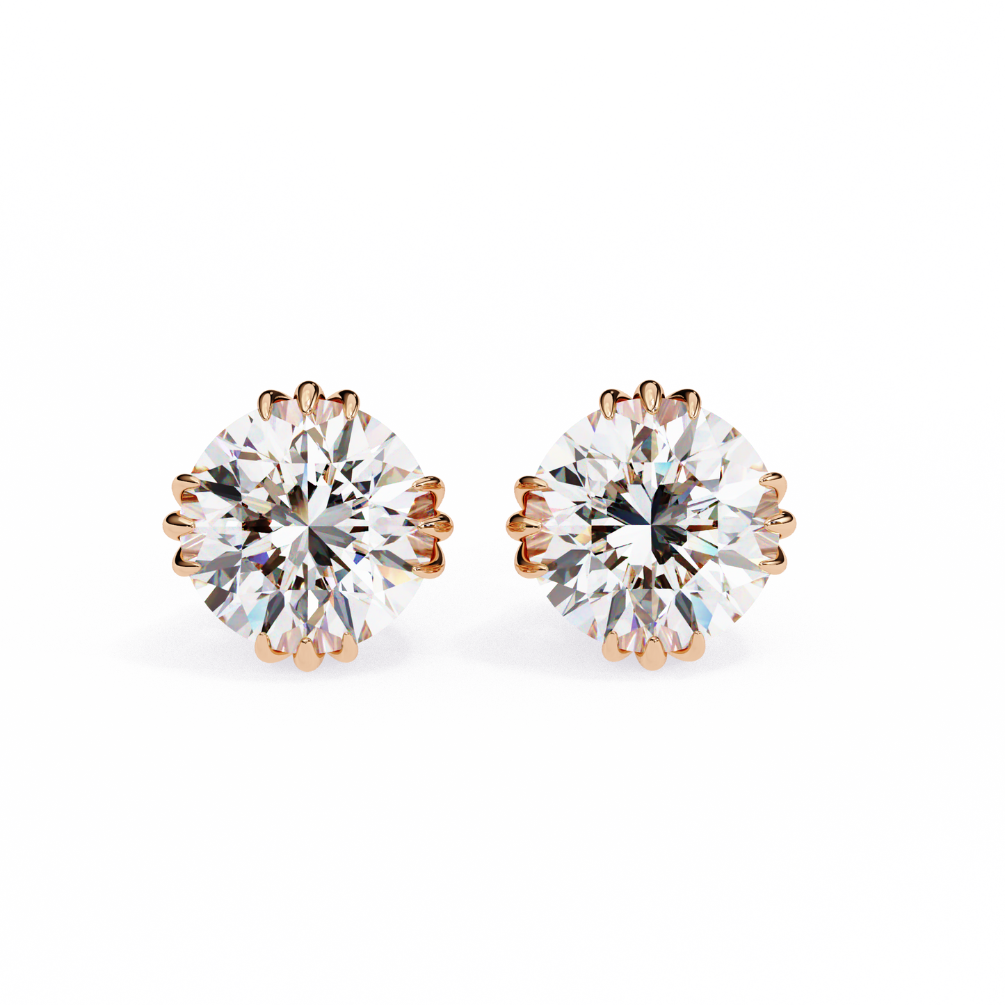 1.5 Carat Lab Diamonds Stud Earrings For Women
