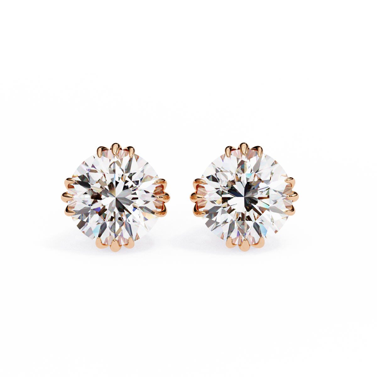 1.5 Carat Lab Diamonds Stud Earrings For Women