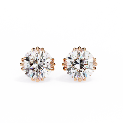 1.5 Carat Lab Diamonds Stud Earrings For Women