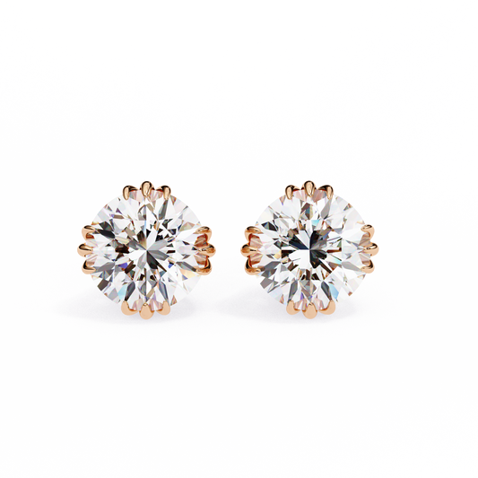 1.5 Carat Lab Diamonds Stud Earrings For Women