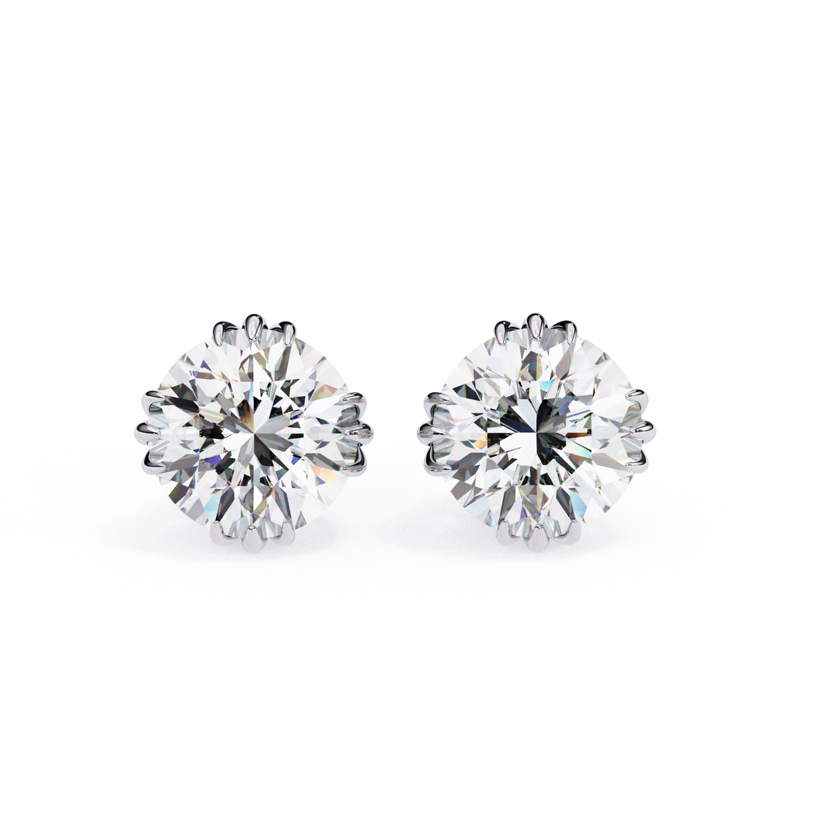 1.5 Carat Lab Diamonds Stud Earrings For Women