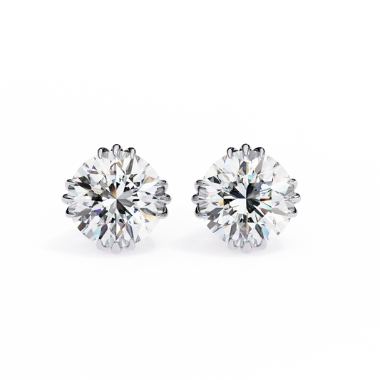1.5 Carat Lab Diamonds Stud Earrings For Women