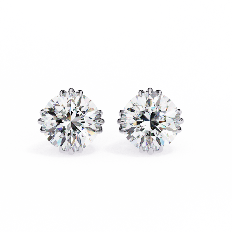 1.5 Carat Lab Diamonds Stud Earrings For Women