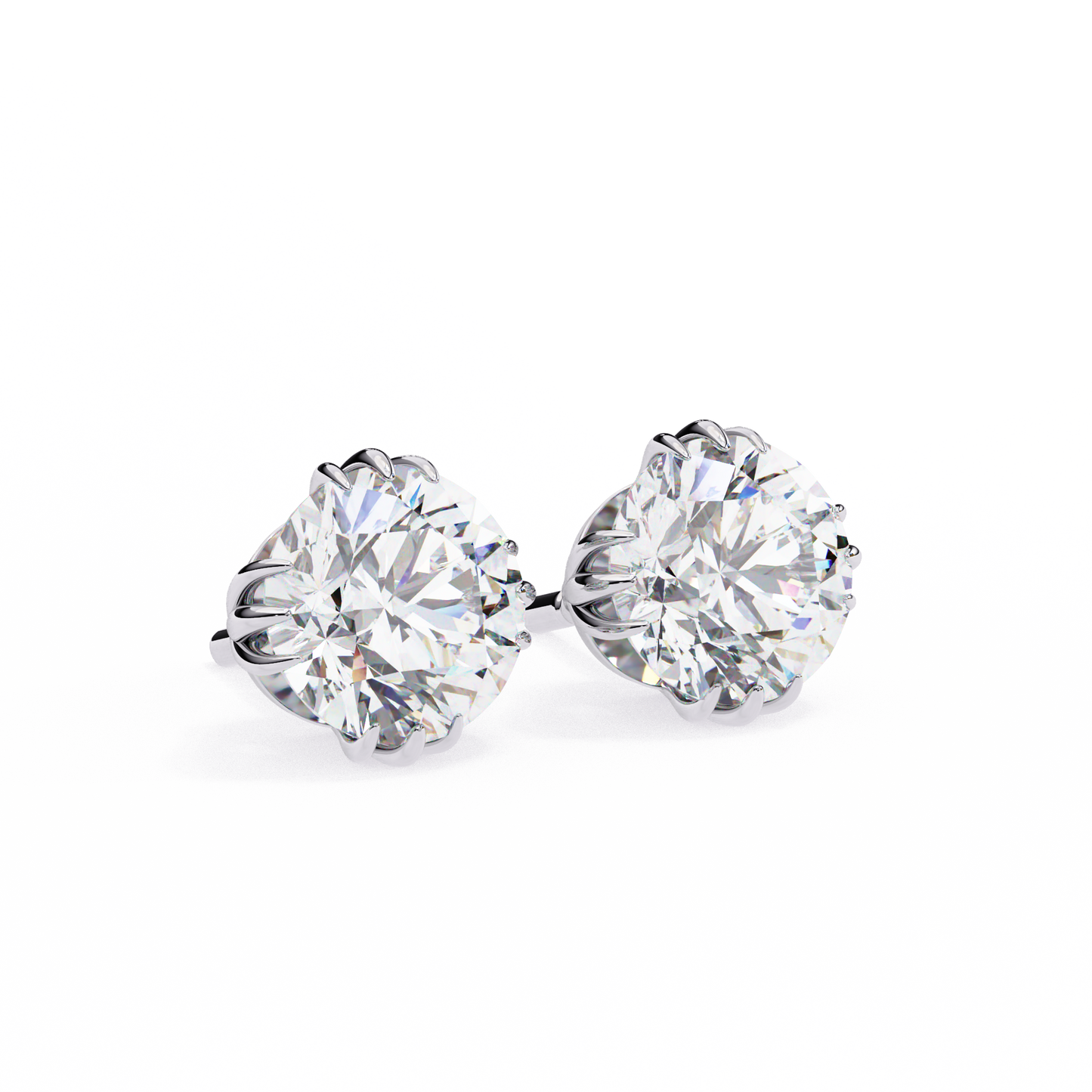 1.5 Carat Lab Diamonds Stud Earrings For Women
