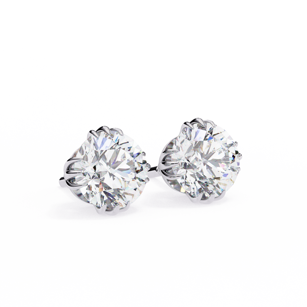 1.5 Carat Lab Diamonds Stud Earrings For Women