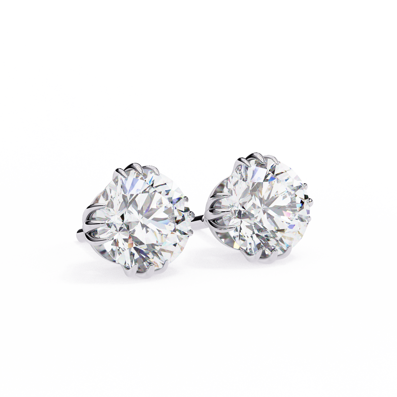 1.5 Carat Lab Diamonds Stud Earrings For Women