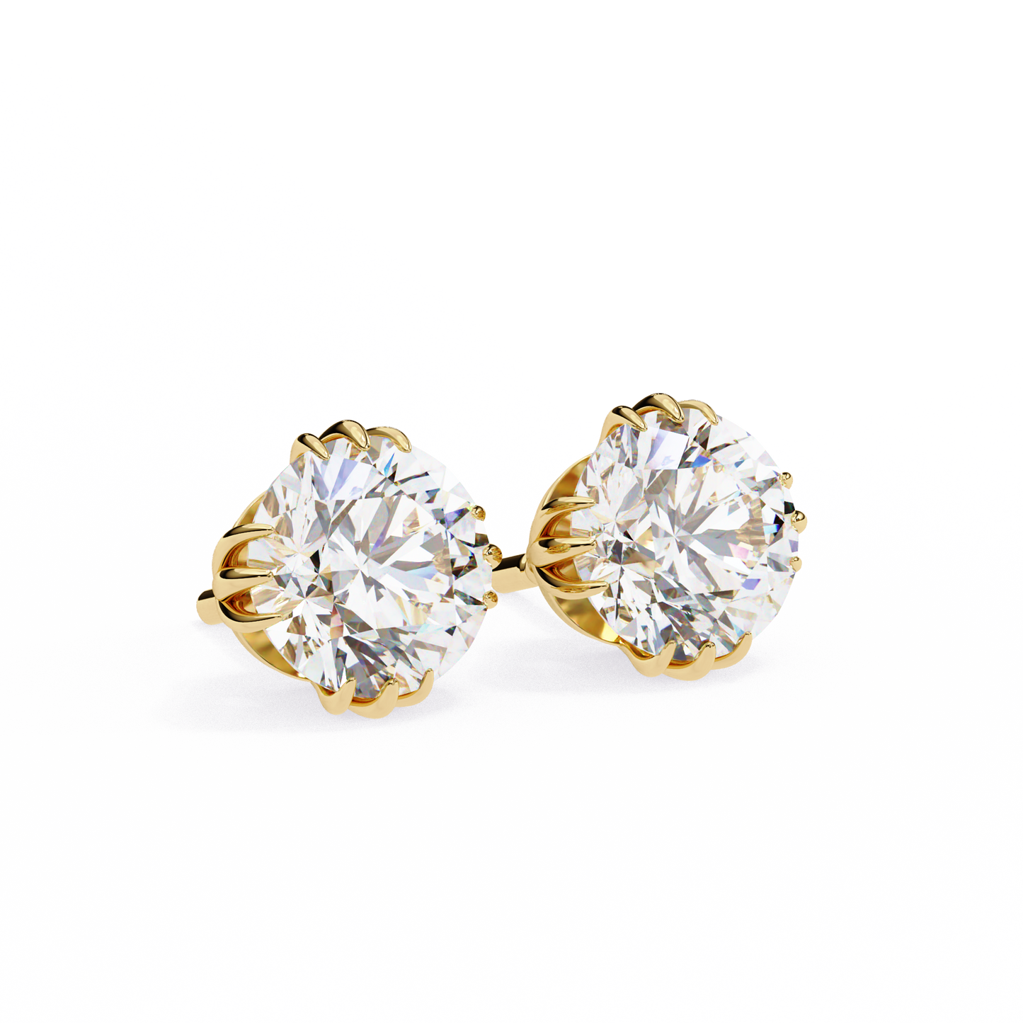 1.5 Carat Lab Diamonds Stud Earrings For Women